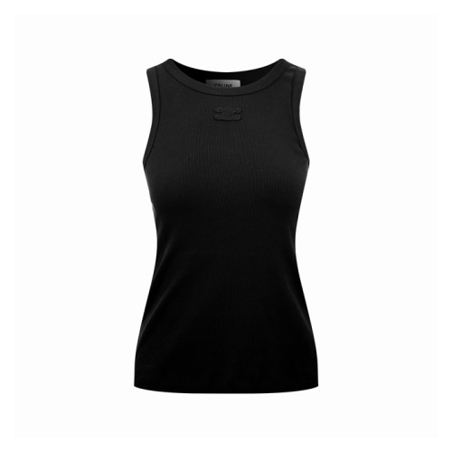 셀린느 여성 라운드 나시 - Celine Womens Sleeveless Top - cec15444x