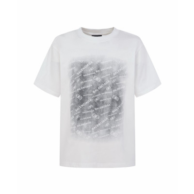 발렌시아가 남성 라운드 반팔 티셔츠 - Balenciaga Mens Round Tshirt - bac15477x