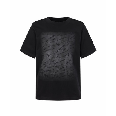 발렌시아가 남성 라운드 반팔 티셔츠 - Balenciaga Mens Round Tshirt - bac15478x