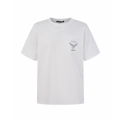 크롬하츠 남성 라운드 반팔티 - Chrom Hearts Mens Round Tshirt - chc15484x