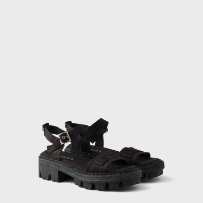 프라다 여성 캔버스 샌들 - Prada Womens Canvas Sandals - prs14072x