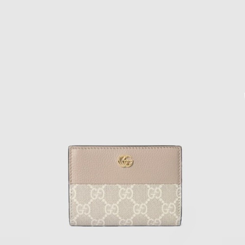 구찌 여성 GG 마몽 바이컬러 스몰 지갑 - Gucci Womens GG Marmont Bicolor Small Wallet - guw714x