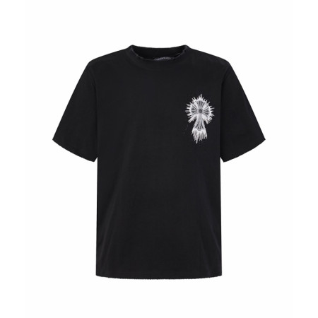크롬하츠 남성 라운드 반팔티 - Chrom Hearts Mens Round Tshirt - chc15509x