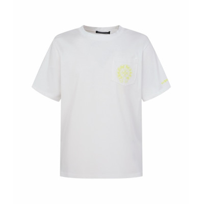 크롬하츠 남성 라운드 반팔티 - Chrom Hearts Mens Round Tshirt - chc15512x