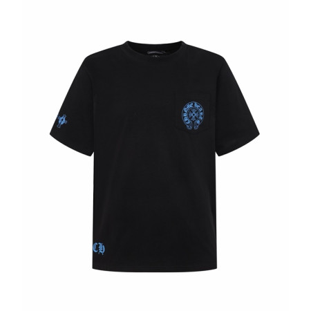 크롬하츠 남성 라운드 반팔티 - Chrom Hearts Mens Round Tshirt - chc15515x