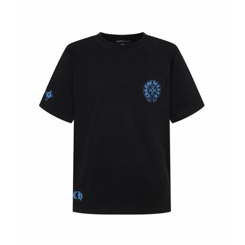 크롬하츠 남성 라운드 반팔티 - Chrom Hearts Mens Round Tshirt - chc15515x