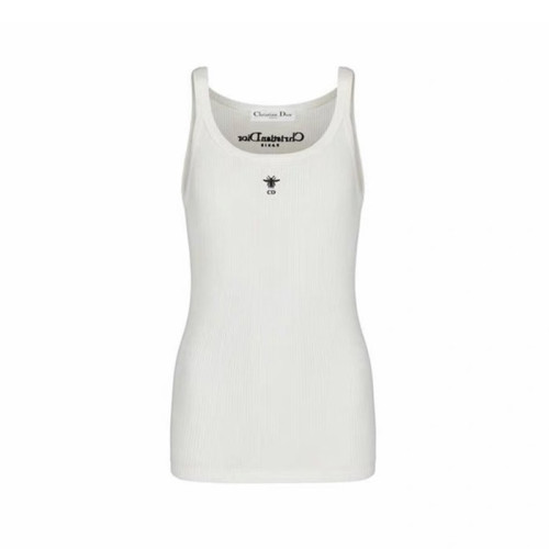 디올 여성 라운드 나시 - Dior Womens Round Sleeveless Top - dic15580x