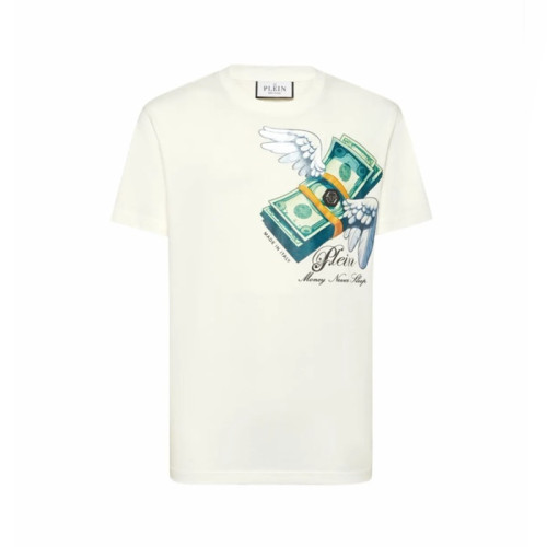 필립플레인 남성 라운드 반팔티 - Philipp-plein Mens Round Tshirt - phc15610x