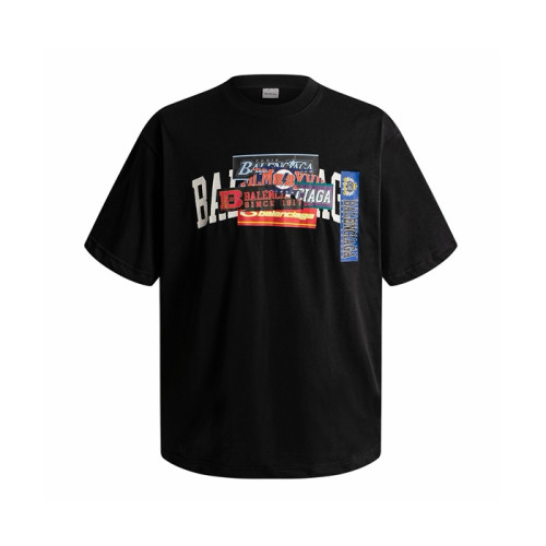 발렌시아가 남성 라운드 반팔 티셔츠 - Balenciaga Mens Round Tshirt - bac15656x