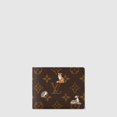 루이비통 남성 멀티플 월릿 모노그램 포레스트 M27057 - Louis vuitton Mens Multiple Wallet Monogram Forest - lvw832x