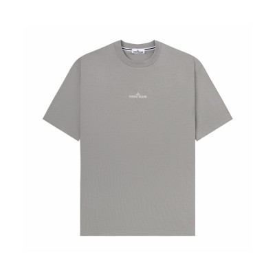 스톤아일랜드 남성 라운드 반팔 티셔츠 - Stone Island Mens Round Tshirt - stc15691x