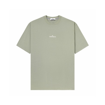 스톤아일랜드 남성 라운드 반팔 티셔츠 - Stone Island Mens Round Tshirt - stc15694x