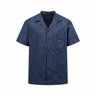 프라다 남성 폴로 반팔 셔츠 - Prada Mens Polo Shirts - prc15708x