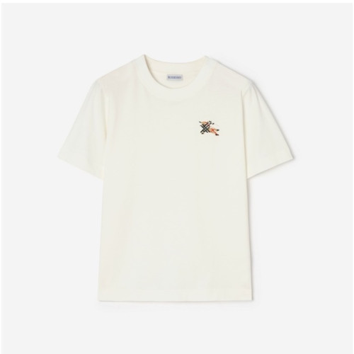 버버리 여성 반팔 티셔츠 - Burberry Womens Round Tshirt - buc15738x