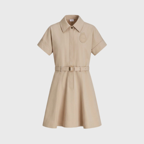 디올 여성 메달리옹 벨티드 셔츠드레스 - Dior Womens Médaillon Belted Shirtdress - dic15746x