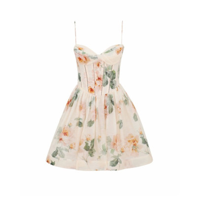 짐머만 여성 캐러셀 코르셋 미니 드레스 - Zimmermann Womens Carousel Corset Mini Dress - zic15747x