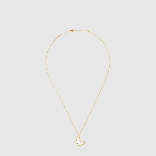 반클리프 아펠 여성 스위트 알함브라 버터플라이 펜던트 네크리스 - Van Cleef & Arpels Womens Sweet Alhambra Butterfly Pendant Necklace - acc7827x