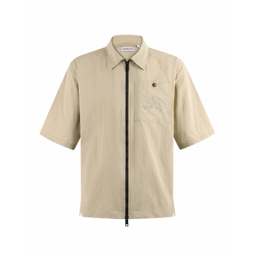 버버리 남성 집업 반팔 티셔츠 - Burberry Mens Zip-up Tshirt - buc15774x