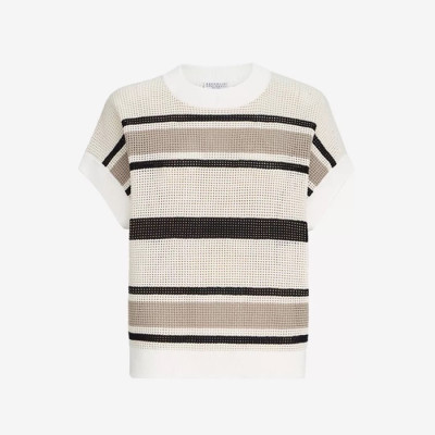 브루넬로쿠치넬리 여성 라운드 티셔츠 - Brunello Cucinelli Womens Round Tshirt - brc15788x