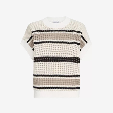 브루넬로쿠치넬리 여성 라운드 티셔츠 - Brunello Cucinelli Womens Round Tshirt - brc15788x