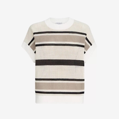 브루넬로쿠치넬리 여성 라운드 티셔츠 - Brunello Cucinelli Womens Round Tshirt - brc15788x