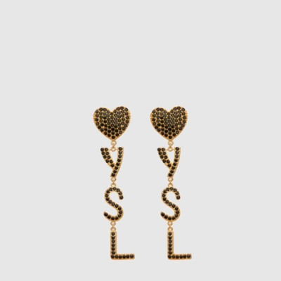 입생로랑 여성 하트 이어링 - Saint Laurent Womens Heart Earring - acc7871x