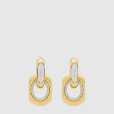 입생로랑 여성 카산드라 듀오 링크 이어링 - Saint Laurent Womens Cassandre Duo Link Earrings - acc7875x