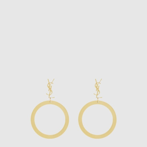 입생로랑 여성 카산드라 펜던트 후프 이어링 - Saint Laurent Womens Cassandre Pendant Hoop Earring - acc7881x