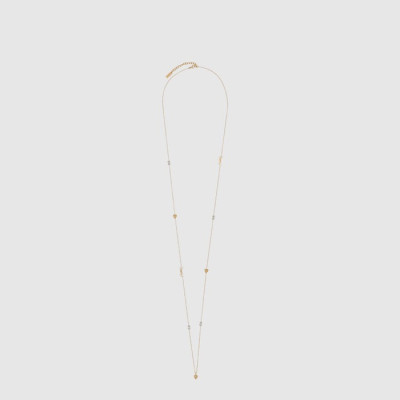 입생로랑 여성 라인스톤 롱 네크리스 - Saint Laurent Womens Rhinestone Long Necklace - acc7882x
