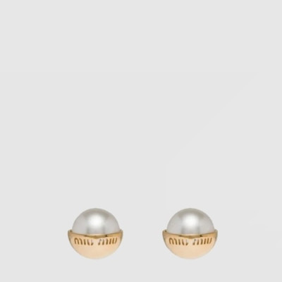 미우미우 여성 펄 이어링 - Miumiu Womens Pearl Earring - acc7907x
