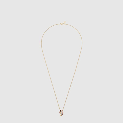 까르띠에 여성 트리니티 쿠션 펜던트 네크리스 - Cartier Womens Trinity Cushion Pendant Necklace - acc7935x