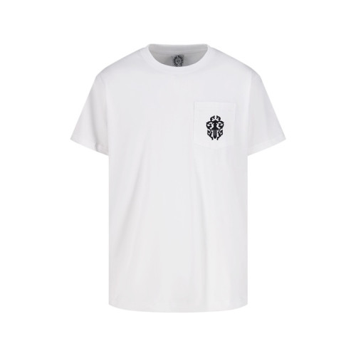 크롬하츠 남성 라운드 반팔티 - Chrom Hearts Mens Round Tshirt - chc15834x