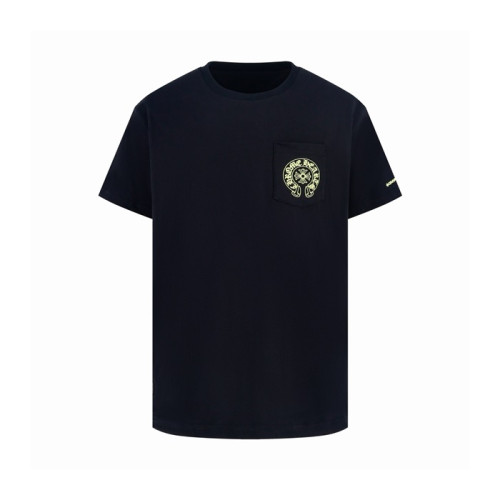 크롬하츠 남성 라운드 반팔티 - Chrom Hearts Mens Round Tshirt - chc15839x