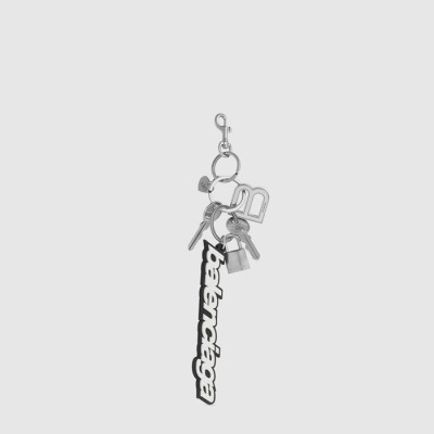 발렌시아가 남/녀 키트 참 키링 - Balenciaga Unisex Kit Charm Key Ring - acc8002x
