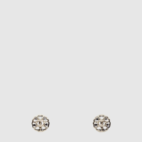 샤넬 여성 하트 플라워 이어링 - Chanel Womens Heart Flower Earring - acc8046x