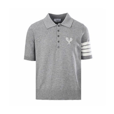 톰브라운 남성 라운드 반팔티 - Thom Browne Mens Round Tshirt - thc15897x