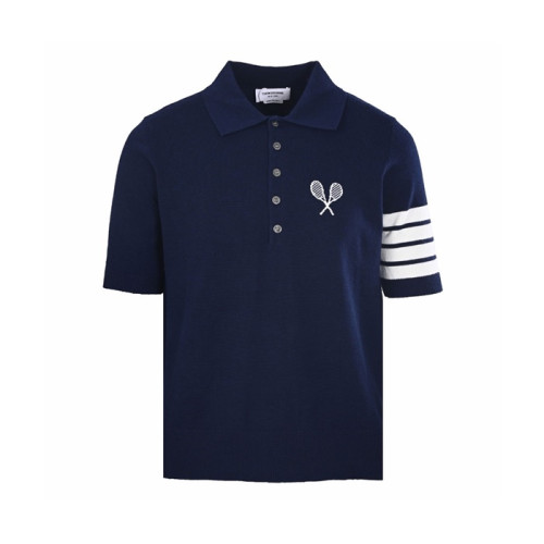 톰브라운 남성 라운드 반팔티 - Thom Browne Mens Round Tshirt - thc15898x