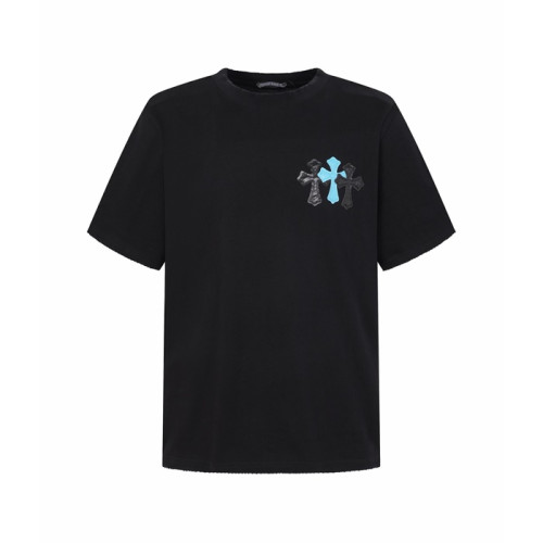 크롬하츠 남성 라운드 반팔티 - Chrom Hearts Mens Round Tshirt - chc15914x