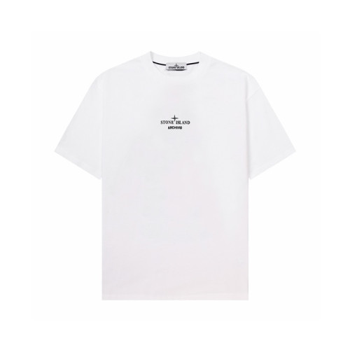 스톤아일랜드 남성 라운드 반팔 티셔츠 - Stone Island Mens Round Tshirt - stc15929x