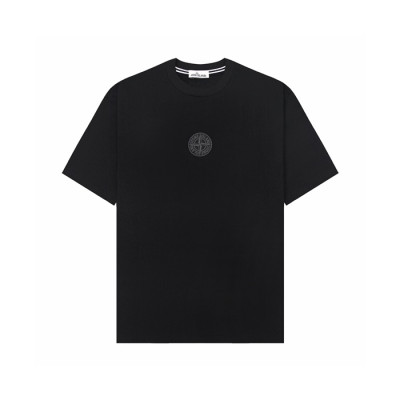 스톤아일랜드 남성 라운드 반팔 티셔츠 - Stone Island Mens Round Tshirt - stc15933x