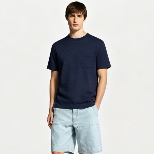 루이비통 남성 라운드 티셔츠 - Louis vuitton Mens Round Tshirt - lvc15944x