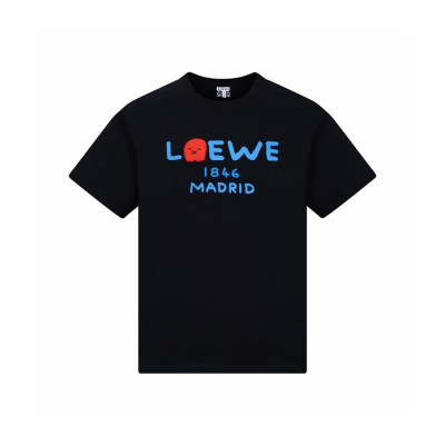 로에베 남성 라운드 반팔티 - Loewe Mens Round Tshirt - loc15949x