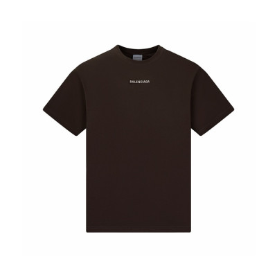 발렌시아가 남성 라운드 반팔 티셔츠 - Balenciaga Mens Round Tshirt - bac15951x