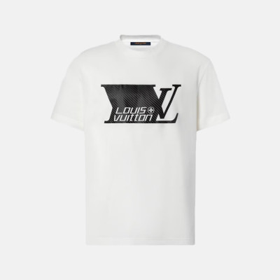 루이비통 남성 라운드 티셔츠 - Louis vuitton Mens Round Tshirt - lvc15967x