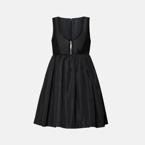 루이비통 여성 모노그램 포인트 베이비돌 드레스 - Louis vuitton Womens Monogram Accent Babydoll Dress - lvc15974x