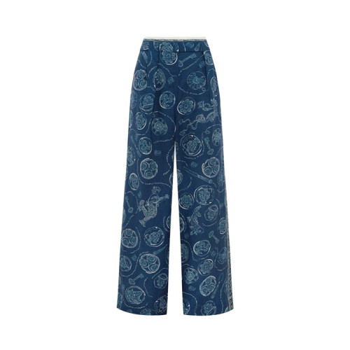 알레마이스 여성 럭키 와이드 레그 팬츠 - Alémais Womens Lucky Wide-Leg Pants - doc16011x