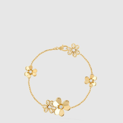 반클리프 아펠 여성 프리볼 브레이슬릿 플라워 다이아몬드 - Van Cleef & Arpels Womens Frivole Bracelet Flower Diamond - acc8081x