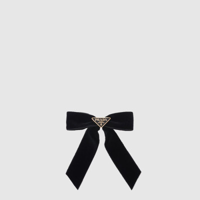 프라다 여성 보우 헤어 클립 - Prada Womens Bow Hair Clip - acc8394x