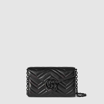 구찌 여성 GG 마몬트 월렛 온 체인 - Gucci Womens GG Marmont Wallet on Chain - gub16357x