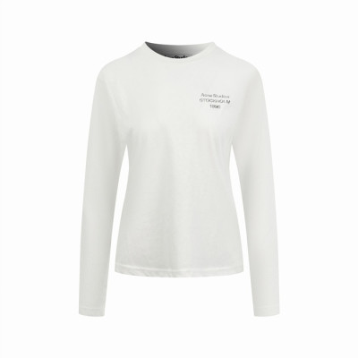 아크네 여성 라운드 긴팔티 - Acne Womens Round Tshirt - anc16445x